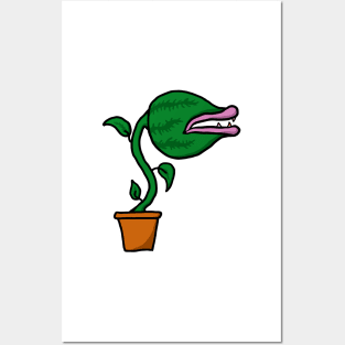 man eating plant Posters and Art